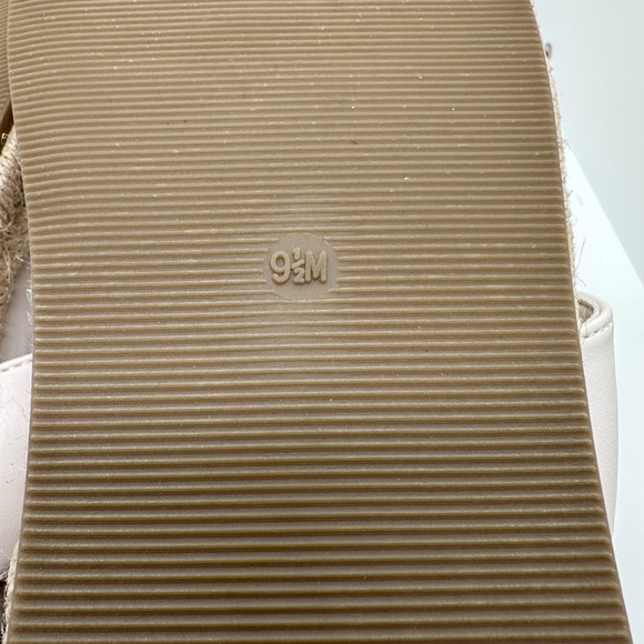 Joie Nacho Espadrille Thong Slide Sandals Vegan Leather Size 9.5 - Picture 6 of 10